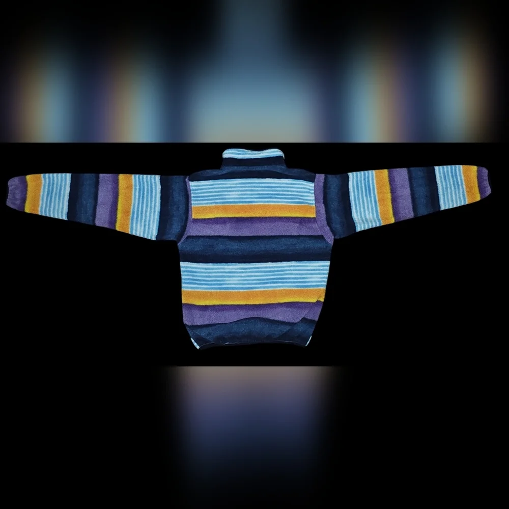 Patagonia Unisex Synchilla Snap-T Fleece Pullover 2016 Painted Fitz Stripe Sz XS - Picture 9 of 16